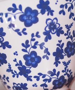 แก้วเซรามิค ขาวลายดอก